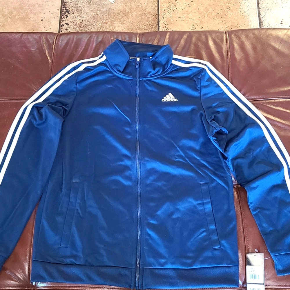 Addias boys track jacket